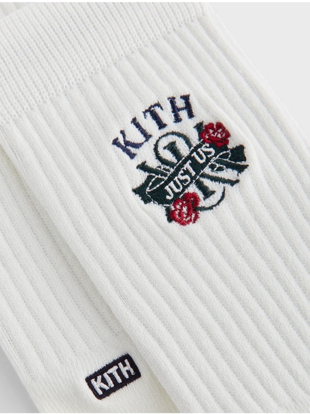 Kith 3-Pack “Just Us” Cotton Crew Socks